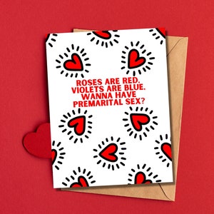 Carte de Saint-Valentin pleine d'esprit | Carte de Saint-Valentin amusante pour fiancé | Carte de Saint-Valentin sale | Cartes torrides pour la Saint-Valentin