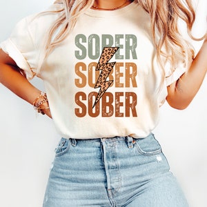 Sober Shirt, Recovery Shirt, Sobriety Shirt, One Day At A Time Tshirt, Normalize Sobriety, Sober T Shirt, Recovery Gifts, Sober Anniversary