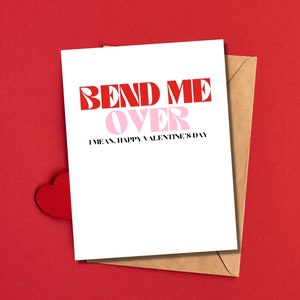 Tarjeta de San Valentín para esposo / Tarjeta de San Valentín para esposo / Tarjeta de San Valentín atrevida / Tarjeta de San Valentín para novio / Tarjeta de San Valentín para novio