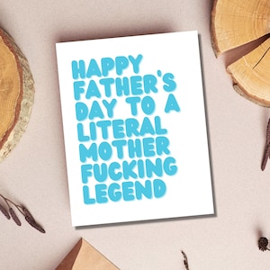 Rude Fathers Day Card | Stepfather Fathers Day Card | Hilarious Father's Day Cards | Stepdad Card Fathers Day | Stepdad Fathers Day Card