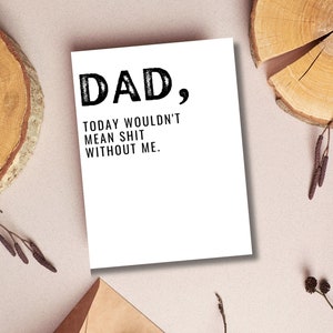 Fathers Day Gift from Daughter | Fathers Day Gift from Son | Fathers Day Gift from Kids | Gifts for Fathers Day | Snarky Fathers Day Card