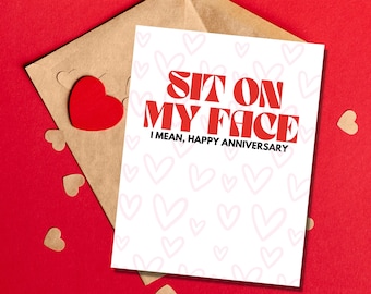 Anniversary Card for Girlfriend | Dirty Anniversary Card for Wife | Raunchy Anniversary Gift for Wife | Dirty Anniversary Card for Wife