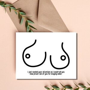 男性への禁酒ギフト、スポンサーへのギフト、女性への禁酒ギフト、一日一日AAリカバリーギフト、面白い禁酒カード、Sober AF