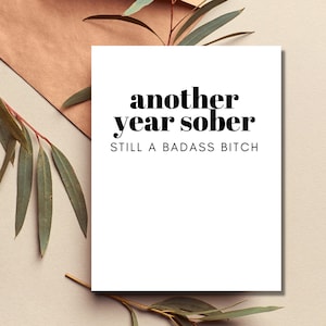 禁酒カード 禁酒ギフト 女性 禁酒ギフト 男性 一日ずつ スポンサーへの1年間の禁酒ギフト 私たちは回復します 禁酒ギフト 禁酒AF