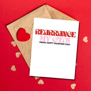 Carte de Saint-Valentin sale pour mari | Carte de Saint-Valentin sale pour petit ami | Cadeau de Saint-Valentin torride pour lui | Carte de Saint-Valentin sale