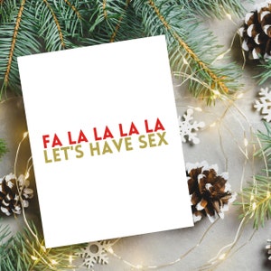 Schmutzige Weihnachtskarte Sexy Weihnachtskarte Freundin Weihnachtskarte Frohe Weihnachten Frau Weihnachtskarte für Freund Freches Geschenk für Ihn