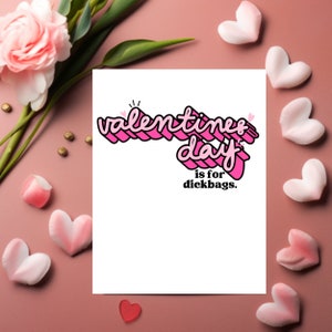 Anti Valentines Day Galentines Day Gift Valentines Day Cards for Friends Anti Valentine Galentines Day Card Galentines Card Sarcastic