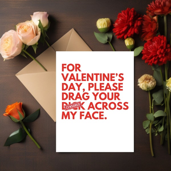 Valentines Gifts for Him Naughty Valentines Day Card for Boyfriend Sexy Gift for Him Funny Valentine Card Valentines Day Card for Him