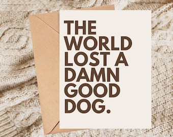Dog Sympathy Card Pet Loss I'm So Sorry Thinking of You Rainbow Bridge