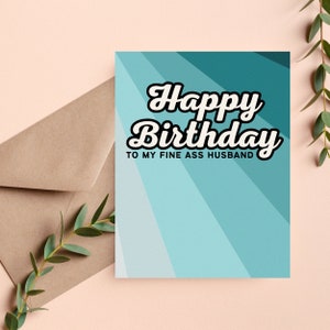 Birthday Card for Him, Husband Birthday Card, Birthday Gift for Him, Funny Birthday Card for Boyfriend, Husband Birthday Gift