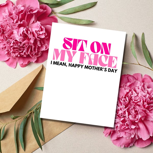 Funny Mothers Day Card for Wife, Mothers Day Cards from Husband, Sexy Gift for Her, Inappropriate Gifts, Hilarious Card for Mothers Day