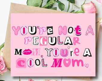 Funny Mothers Day Card for Sister, Mothers Day Gift, Mothers Day Cards for Friend, Cool Mom