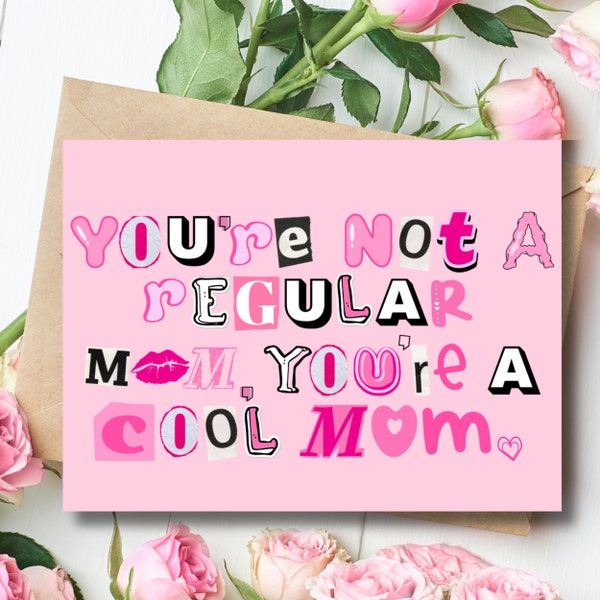 Funny Mothers Day Card for Sister, Mothers Day Gift, Mothers Day Cards for Friend, Cool Mom