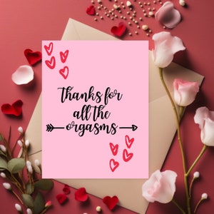 Karte zum Valentinstag für ihn freche Karte für Mann Sexy Geschenk Valentinstag Karte für Frau schmutzig Karte zum Valentinstag Karte für Freund unangemessen