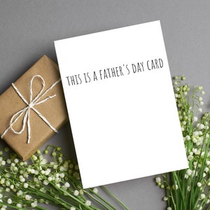 Tarjetas divertidas para el Día del Padre, Tarjeta sarcástica para papá, Regalo divertido para el Día del Padre, Regalos extra para papá, Regalo divertido para padrastro