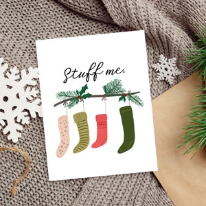 Stuff me Weihnachtskarte Weihnachtskarte für Freund Weihnachtskarte für Freund Freche Weihnachtskarten Dirty Weihnachtskarten Sexy Erwachsene