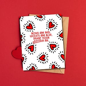 Tarjeta ingeniosa para el día de San Valentín / Tarjeta divertida para el día de San Valentín / Tarjeta sarcástica para el día de San Valentín / Tarjeta ingeniosa para el día de San Valentín / Tarjetas sucias para el día de San Valentín