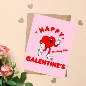 Galentines Day Karte, Galentines Day Geschenk für den besten Freund, Happy Galentines Day, Galentines Geschenke, Anti Valentine, Geschenk für Frauen