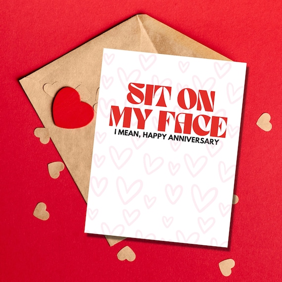 Anniversary Card for Girlfriend | Dirty Anniversary Card for Wife | Raunchy Anniversary Gift for Wife | Dirty Anniversary Card for Wife
