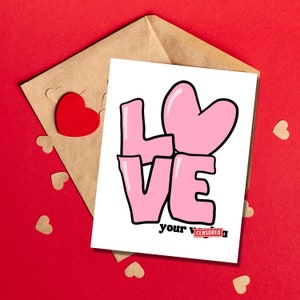 Lustige Valentinstag Karte für Freundin | Valentinstag Karte für Sie | Raunchy Valentinstagskarten | Schmutzige Valentinskarten