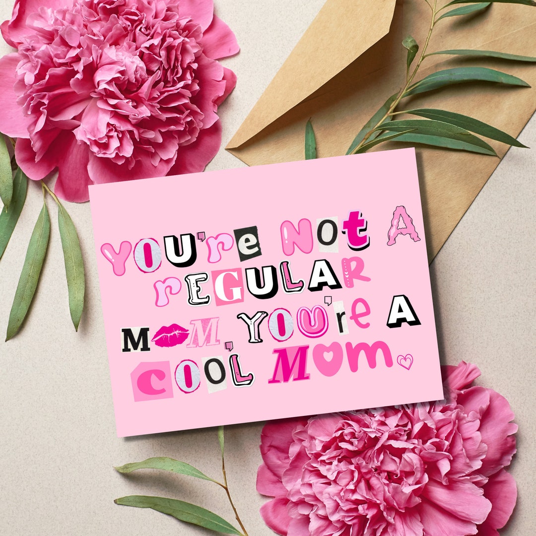 Not Regular Cool Mom Card | Humorous Mothers Day Card | Mothers Day ...