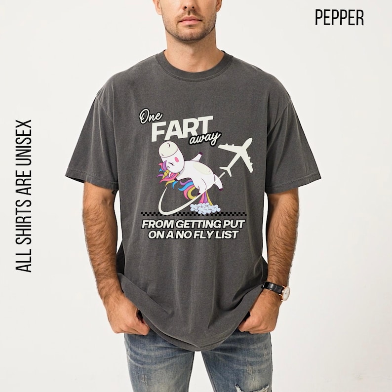 Gênante shirts G-rated, ongepast losgeslagen tshirt, scheet grap T-shirt, shirt uitwisseling roulette, luchthaven shirt ruilen, Unicorn Gag cadeau afbeelding 5