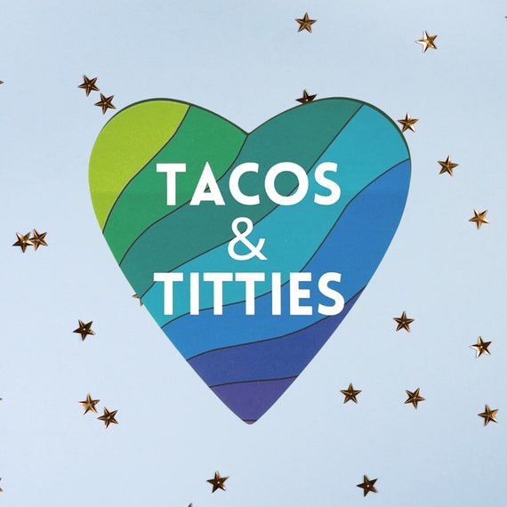 Taco Sticker, Subtle Lesbian Pride Sticker, Lesbian Stickers, Queer Sticker, Discreet Pride Femme Lesbian, Pride Merch, Funny Stickers Adult