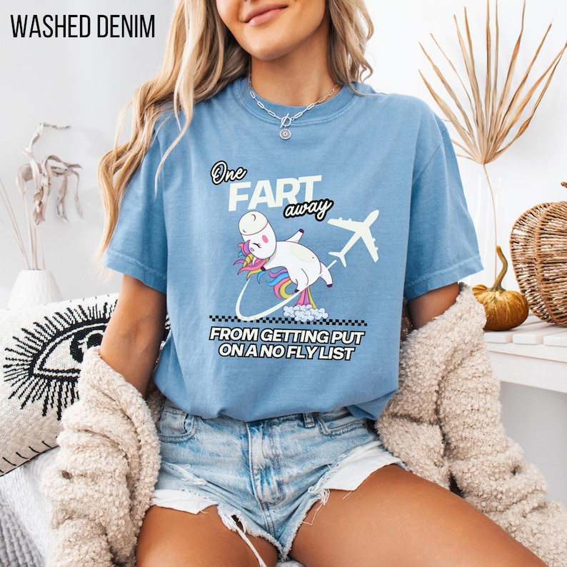 Gênante shirts G-rated, ongepast losgeslagen tshirt, scheet grap T-shirt, shirt uitwisseling roulette, luchthaven shirt ruilen, Unicorn Gag cadeau afbeelding 6