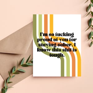 Nuchterheidscadeau voor mannen Herstel van verslaving Dag voor dag 1 jaar Nuchter Nuchtere cadeaus Look At You Staying Sober and Shit Nuchter cadeau mannen