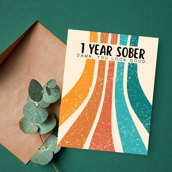1 Year Sober Gifts for Men Sobriety Gifts for Women One Day At A Time Sober Anniversary Sober Birthday Sober AF Still Sober Bitches