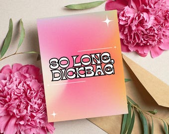 Divorced Card, Breakup Card, Funny Sympathy Card, Funny Divorce Gift, Congrats on the Divorce, New Beginnings Gift, Break Up Card