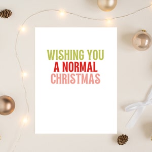 Cadeau de Noël d'un collègue pour femme Cadeau de Noël d'un voisin Cadeau de Noël du meilleur ami Cartes de vœux uniques Cartes de Noël amusantes Cartes sarcastiques