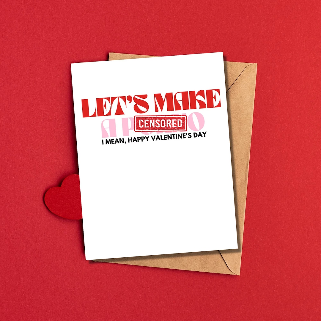 Raunchy Valentines Card Dirty Valentines Card Witty Valentines Day Card  Funny Valentines Day Cards Raunchy Valentines Cards - Etsy