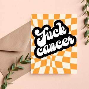 Carte Fuck Cancer, Fuck You Cancer, Cadeau de chimio, Cadeaux pour les patients atteints de cancer, Cadeau pour les survivants du cancer