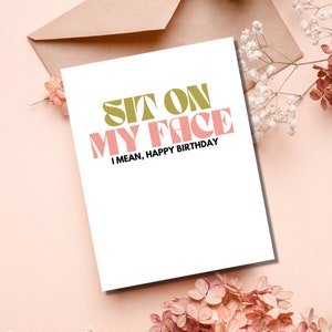 Dirty Birthday Card for Her Raunchy Birthday Cards Witty - Etsy