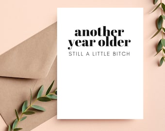 Funny Birthday Card for Friend | Birthday Card from Brother | Birthday Card from Sister