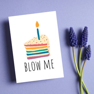 Inappropriate Birthday Card | Crude Birthday Card | Vulgar Birthday Card | Hilarious Birthday Card | Sarcastic Birthday Cards