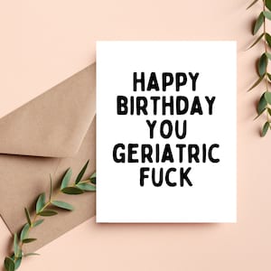 Insulting Birthday Card | Rude Birthday Card | Inappropriate Birthday Cards | Offensive Birthday Card | Step Brothers Birthday Card
