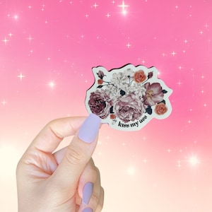 Kiss My Ass Sticker, Inappropriate Stickers, Offensive Sticker, Sassy Stickers, Feminist Stickers, Funny Stickers Adult, NSFW Sticker
