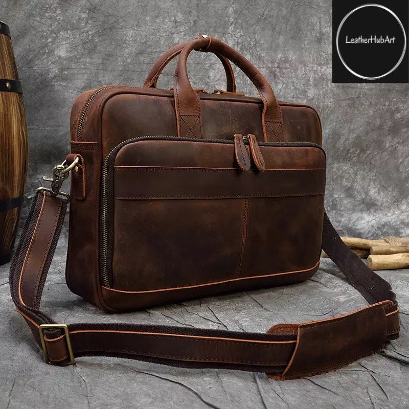 Herren Leder Messenger Bag Herren Leder Messenger Bag Etsy