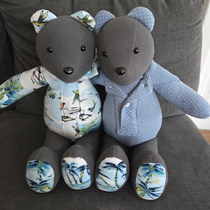 Classic Custom Memory Bear | Handmade Keepsake Teddy | Memorial Gift