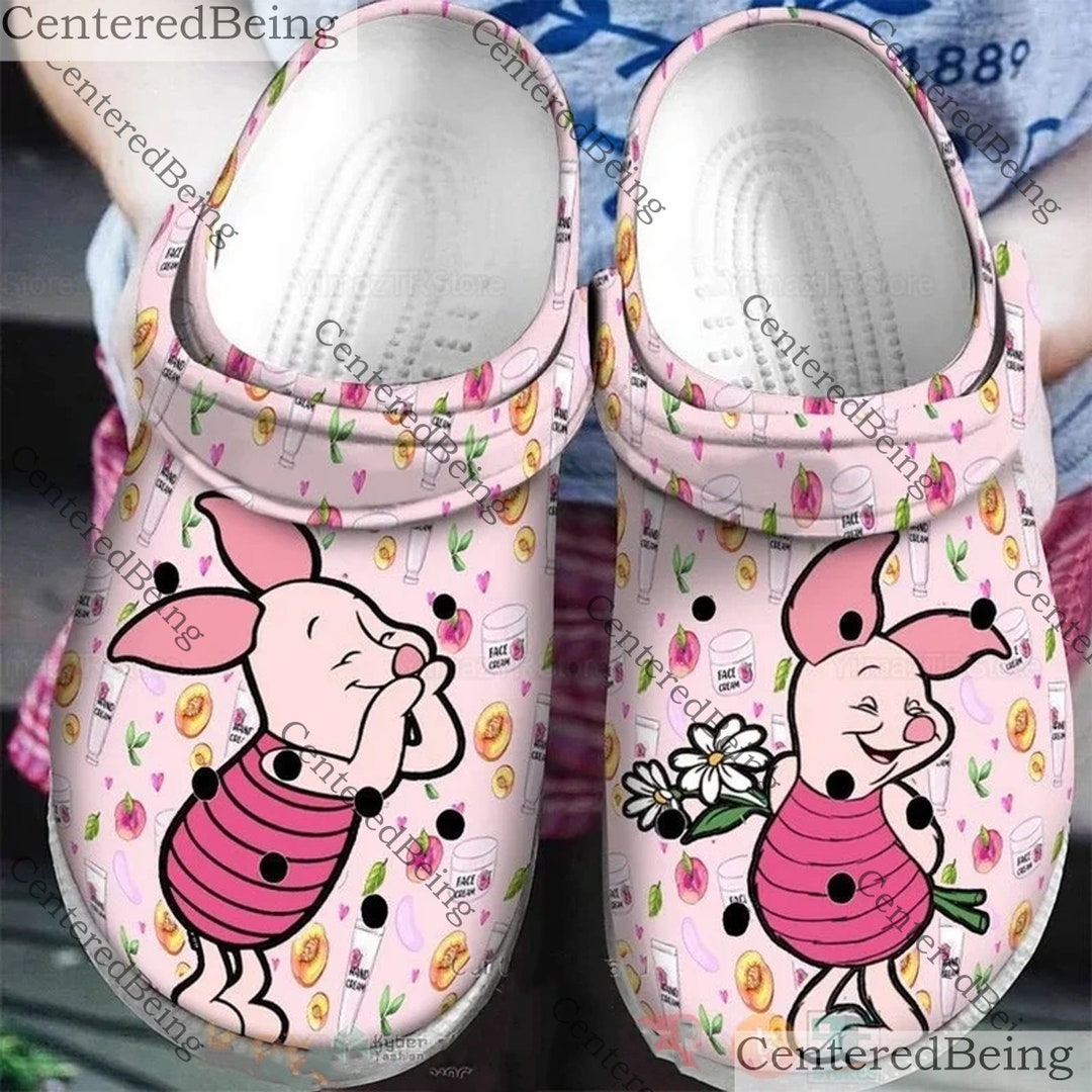 Piglet Winnie Pooh Clogs Shoe Pooh Bear Cartoon Clogs Disney - Etsy