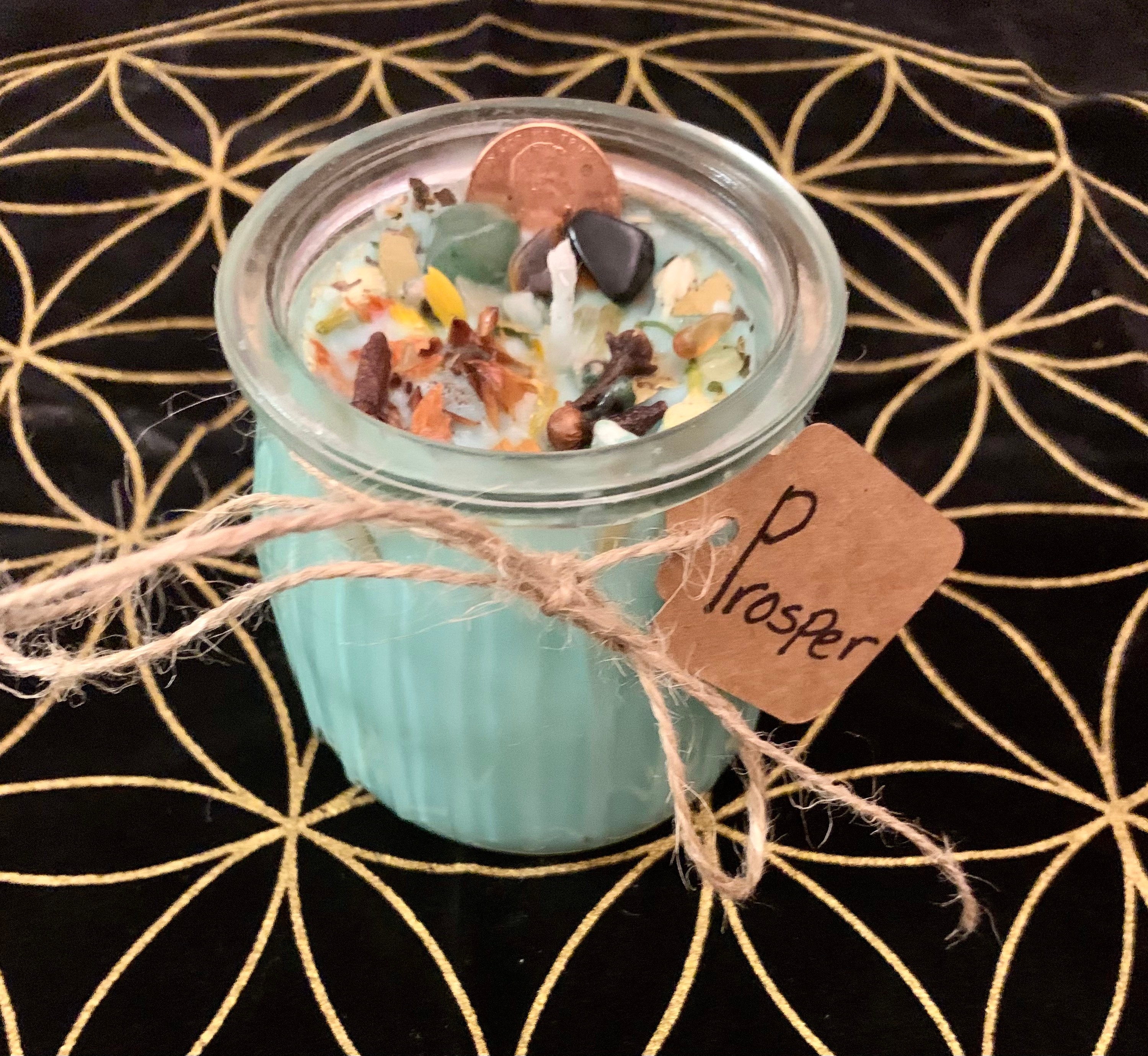 Prosperity Candle Etsy