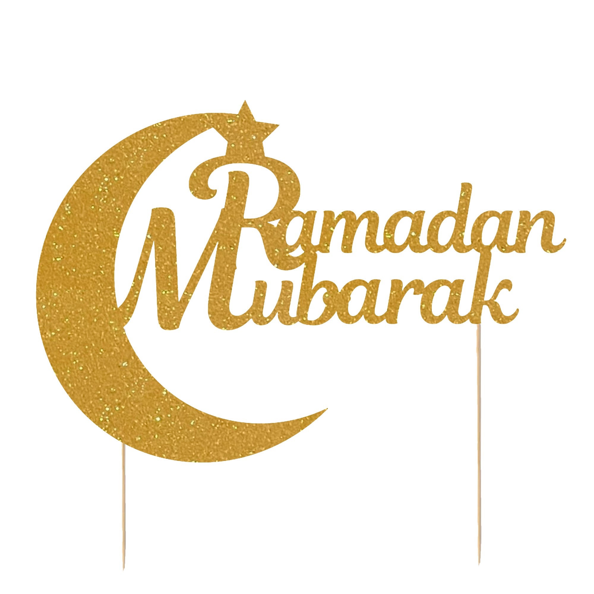 Eid Mubarak Cake Topper Etsy