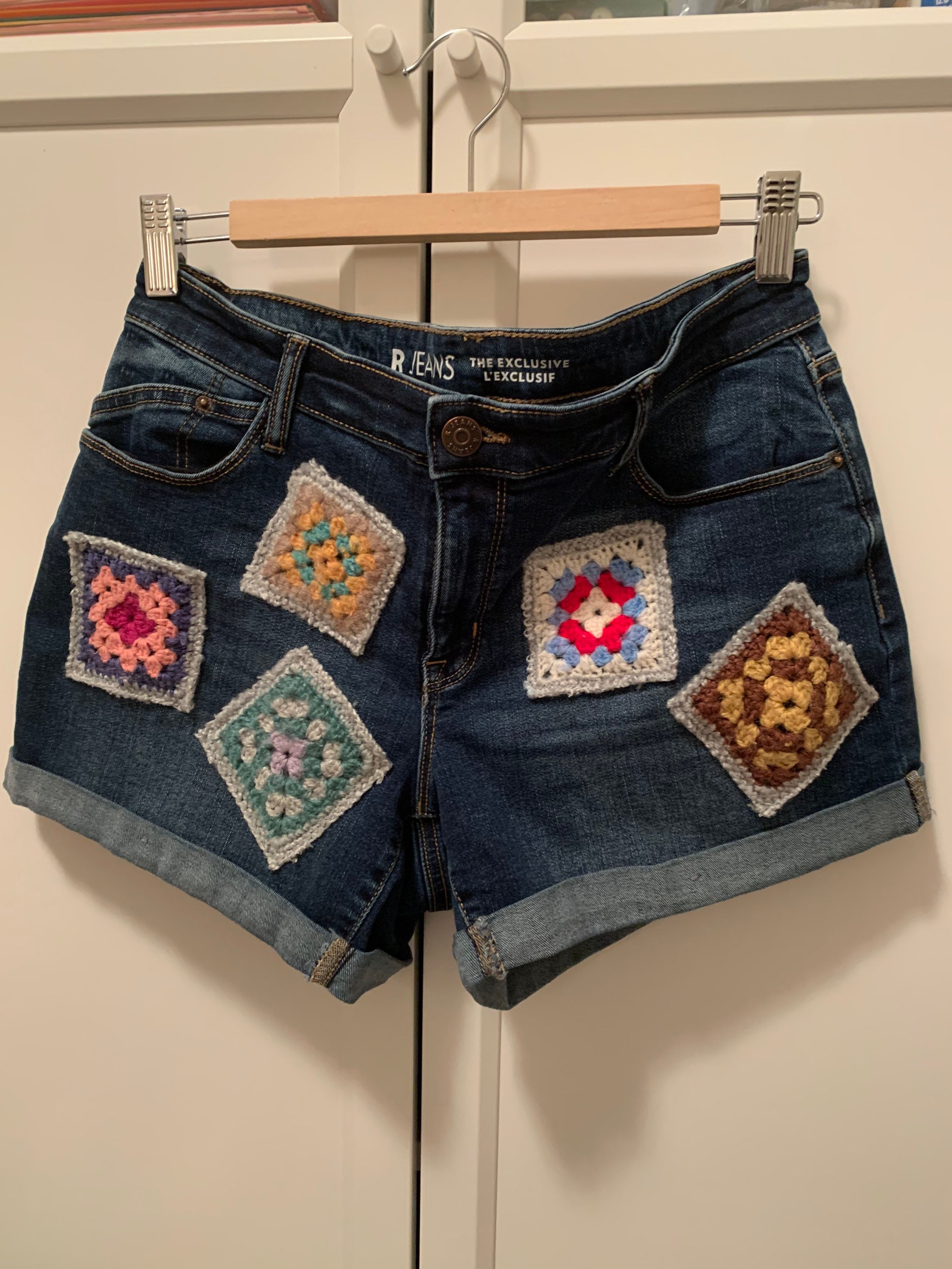 Upcycled Jean Shorts Etsy