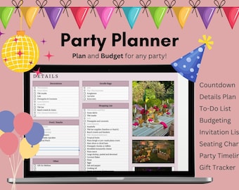 Party Planner | Google Sheets Template
