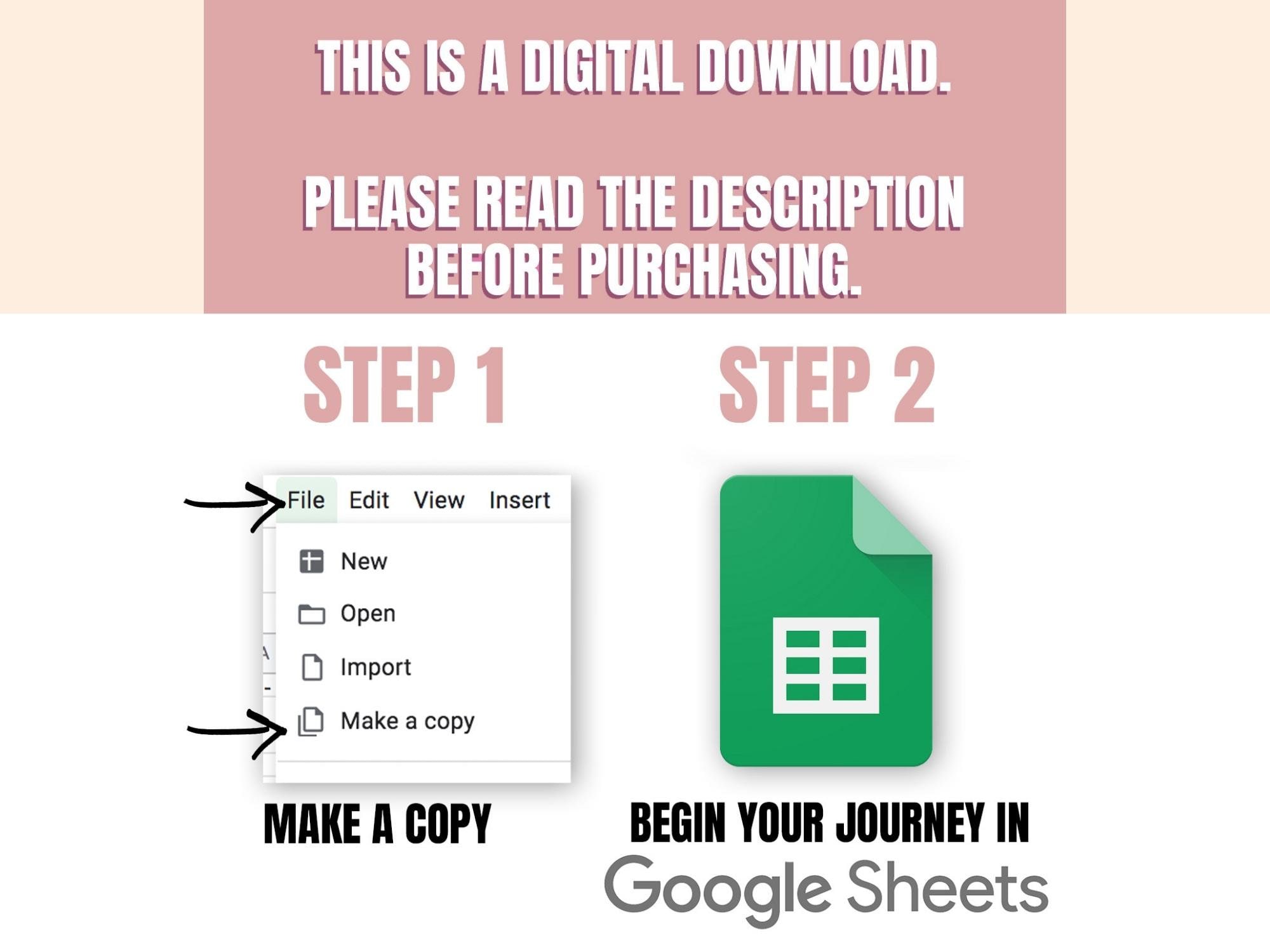 Weekly Planning Template Bundle Google Sheets Workout Planner Meal ...