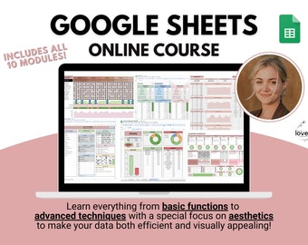 Google Sheets Masterclass | Spreadsheet Course | Online Course