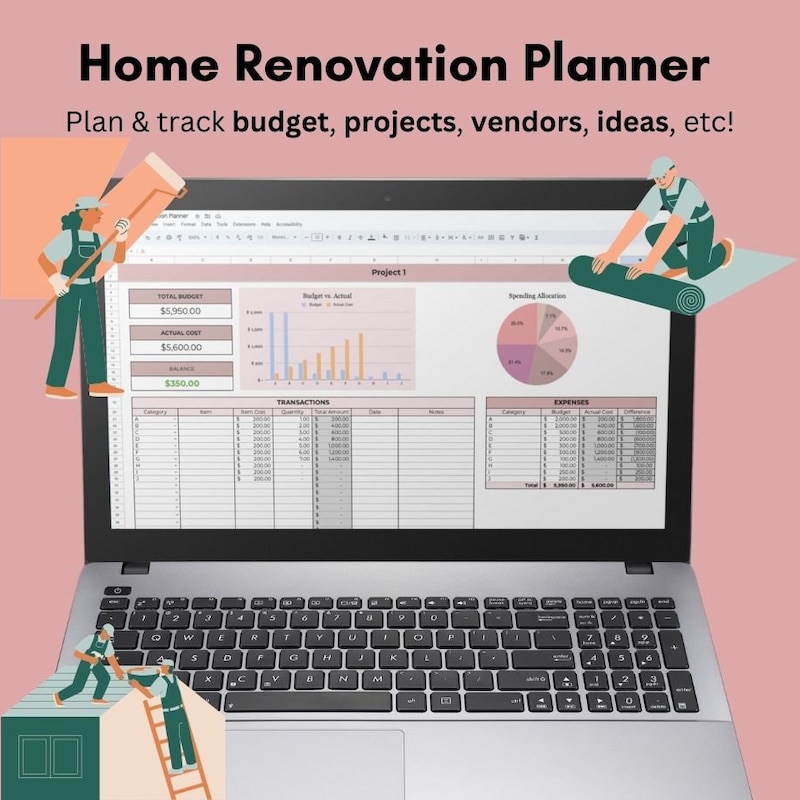 Renovation Planner - Etsy