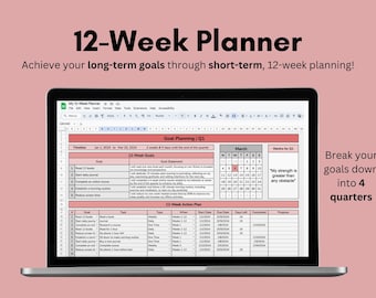 12-wekenplanner | Google Spreadsheets-sjabloon